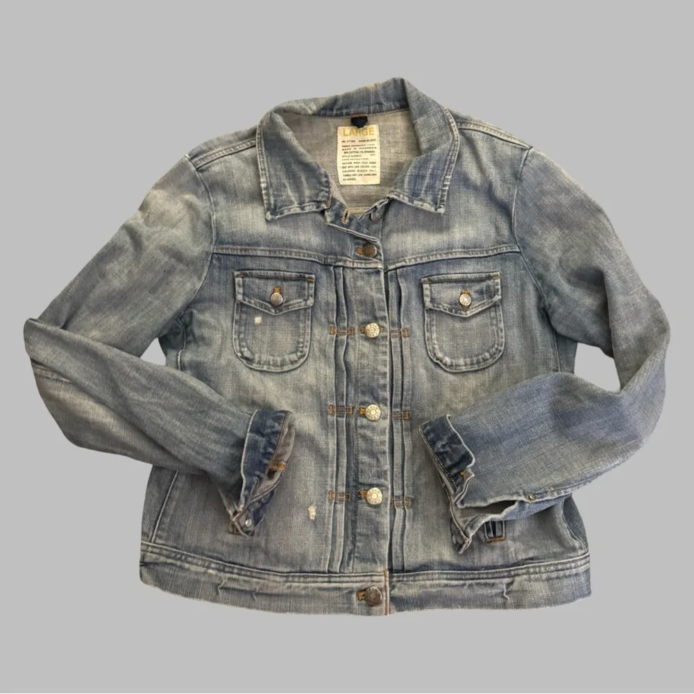 J.CREW Women’s Light Blue Denim Jacket Size Large